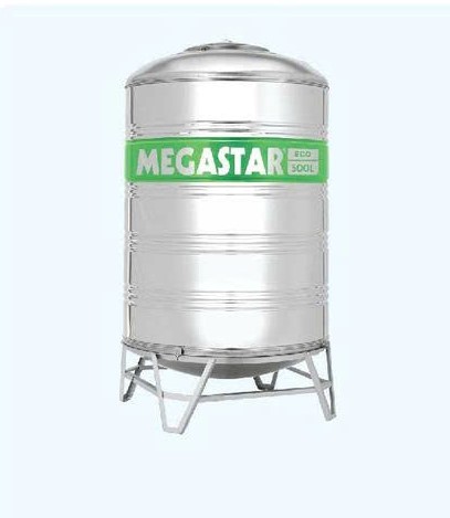 Bồn nước Inox Megastar Eco 500L - 10.000L Đứng