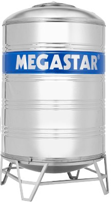 Bồn nước Inox Megastar Super 500L - 10.000L Đứng