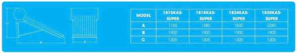 Máy nước nóng NLMT Megasun dòng KAS-SUPER - Ảnh 3