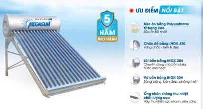 Máy nước nóng NLMT Megasun dòng KSS - Ảnh 2