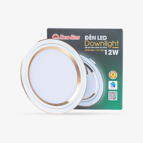 Đèn LED âm trần Downlight đổi màu AT20 ĐM - Ảnh 2