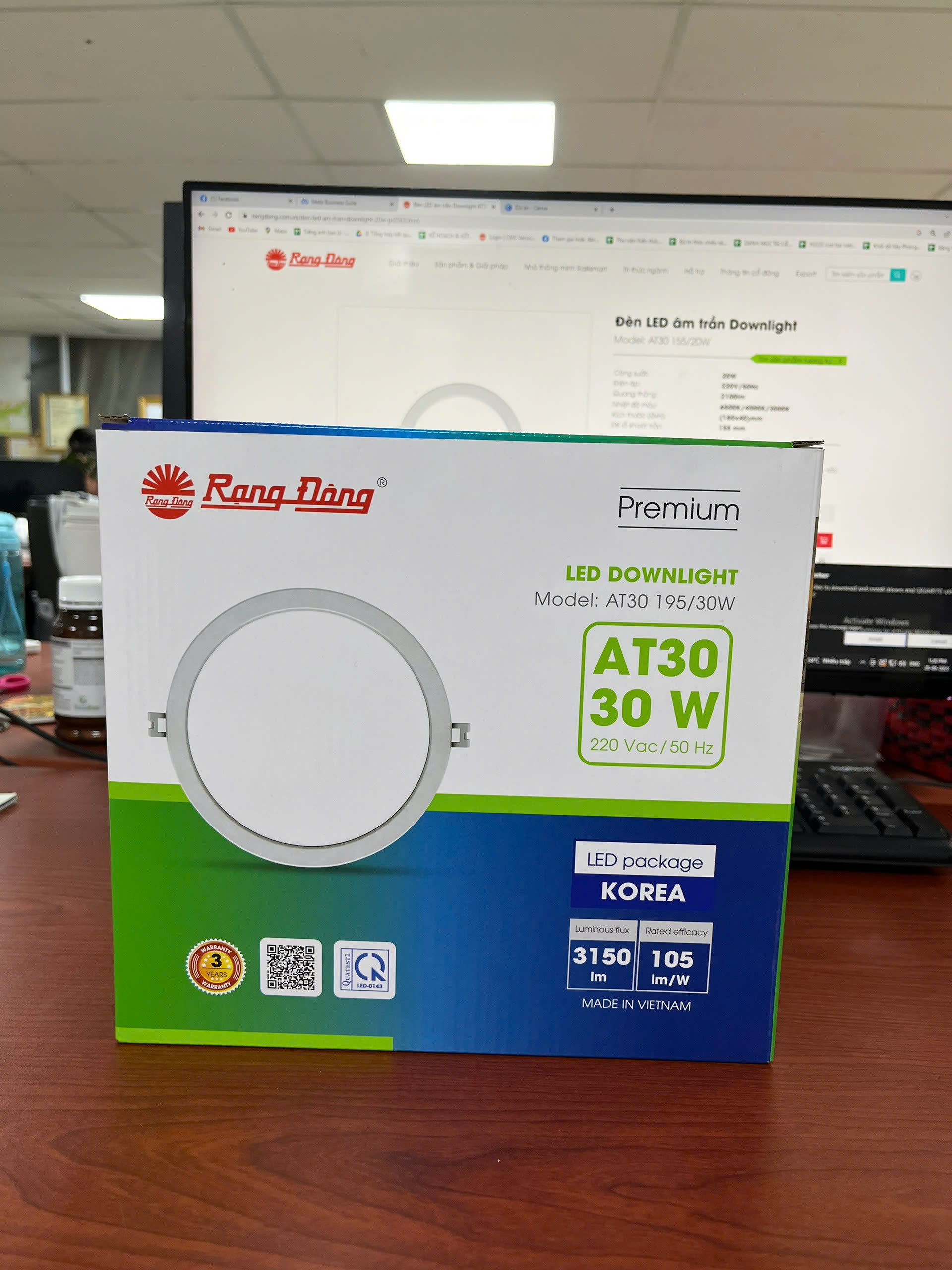 Đèn LED âm trần Downlight AT30 - Ảnh 2