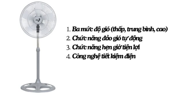 Quạt Đứng BCN ASIA VINA – VY589790 - Ảnh 2