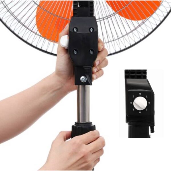 Quạt Đứng Thân Sắt Lồng Mạ Crom Senko DTS1609 - Ảnh 3