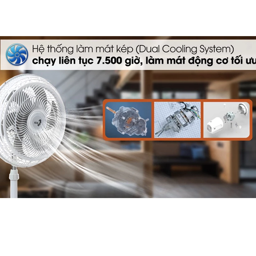 Quạt Đứng ASIA VINA Turbo Plus - VY639792 - Ảnh 3