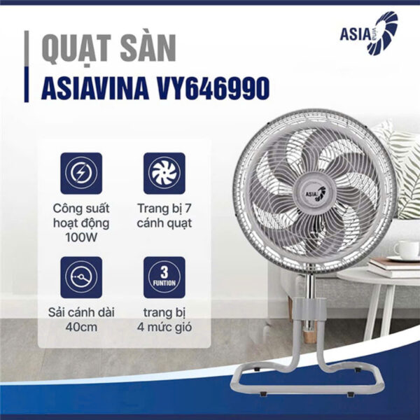 Quạt Sàn ASIA Turbo Max VY646990 - Ảnh 5