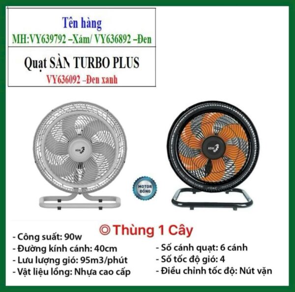 Quạt Sàn ASIA VINA Turbo Plus – VY636892 - Ảnh 6